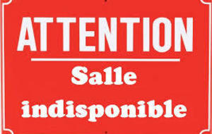 Salle indisponible